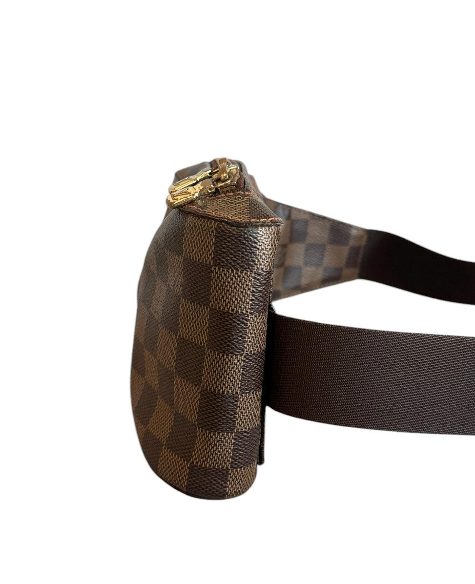 LOUIS VUITTON GERONIMO SLING BAG DAMIER EBENE