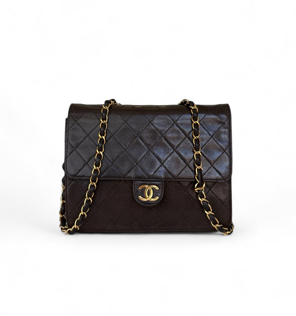 CHANEL CLASSIC SMALL LAMBSKIN MATELASSE ONE FLAP