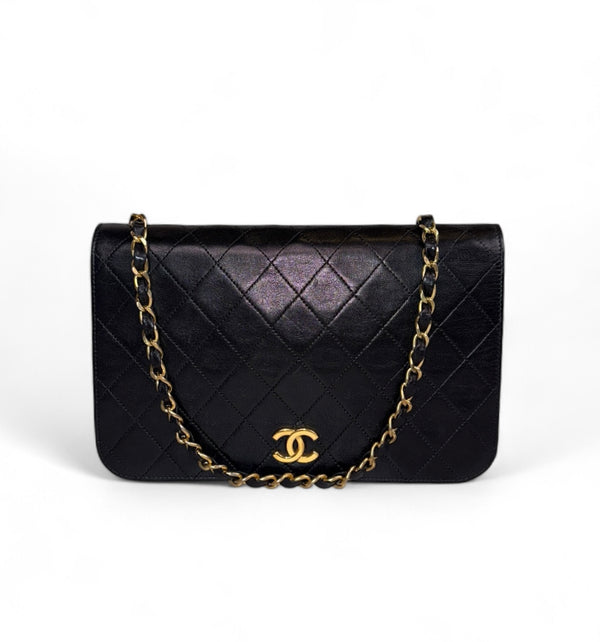 CHANEL LAMBSKIN MATELASSE ONE FLAP