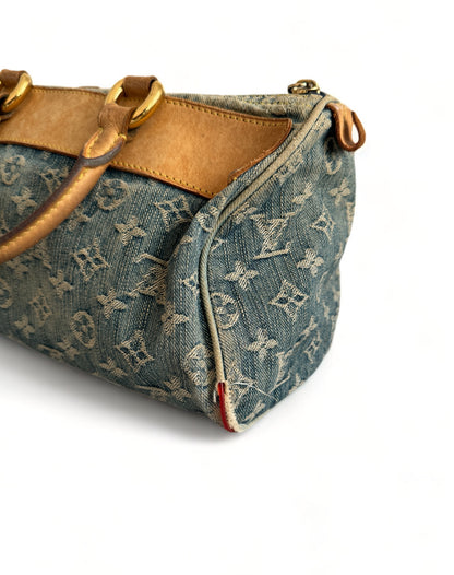 LOUIS VUITTON NEO SPEEDY DENIM BAG