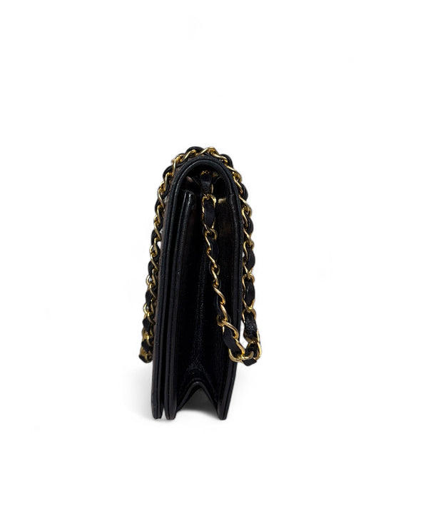 CHANEL LAMBSKIN MATELASSE ONE FLAP