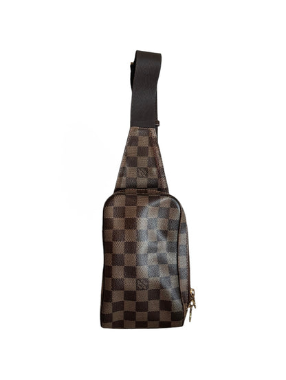 LOUIS VUITTON GERONIMO SLING BAG DAMIER EBENE