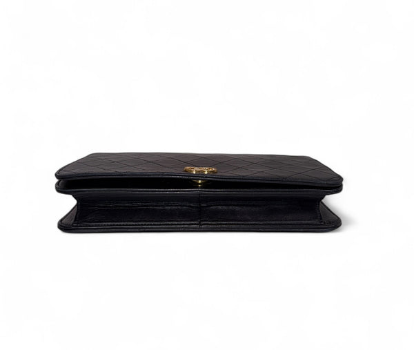 CHANEL LAMBSKIN MATELASSE ONE FLAP