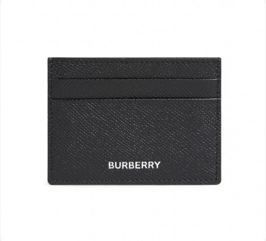 Burberry Grained Leather Card Holder